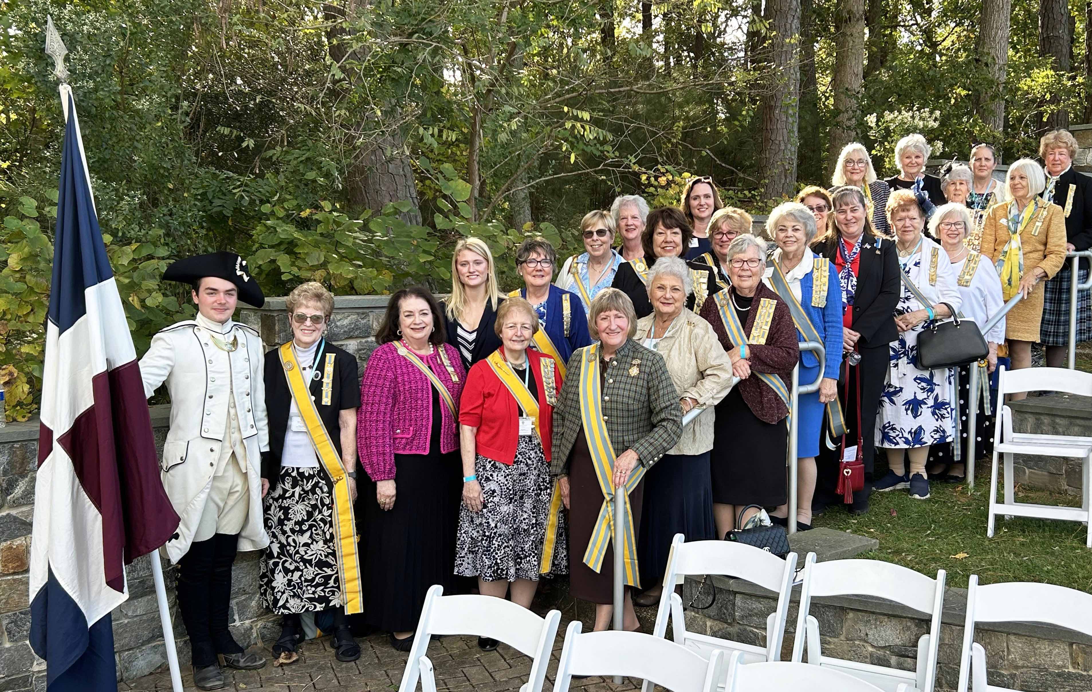 DAC and Young Lafayette Patriotic Exercises at Yorktown Day 2025